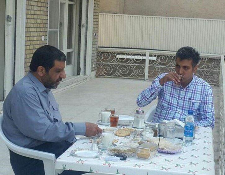 فردوسی پور به ملاقات عزت الله ضرغامی رفت