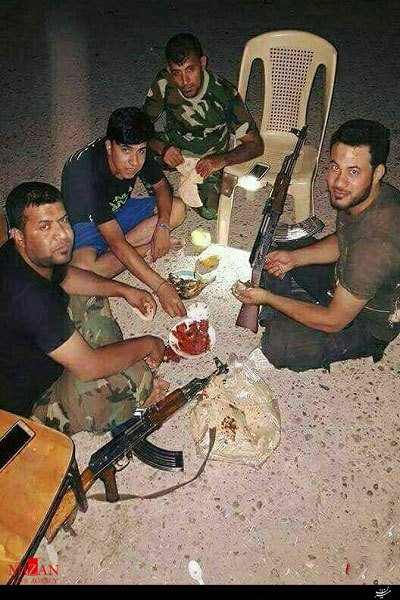 سفره سحری مدافعین حرم +تصاویر سفره سحری مدافعین حرم +تصاویر