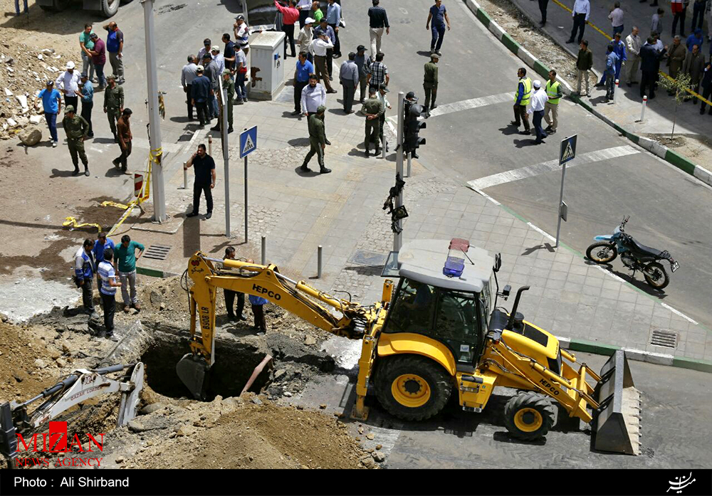 تصاویر محل انفجار مهیب گاز در منطقه شهران تصاویر محل انفجار مهیب گاز در منطقه شهران