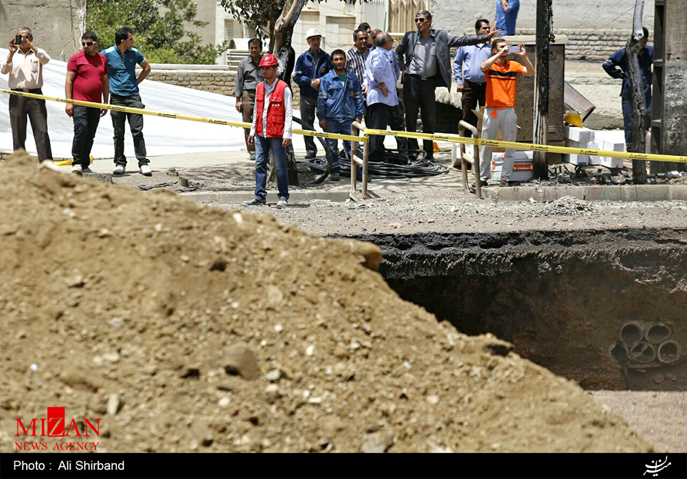 تصاویر محل انفجار مهیب گاز در منطقه شهران تصاویر محل انفجار مهیب گاز در منطقه شهران