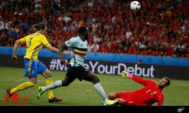 بلژیک 1-0 سوئد؛ زلاتان کفش‌هایش را آویخت