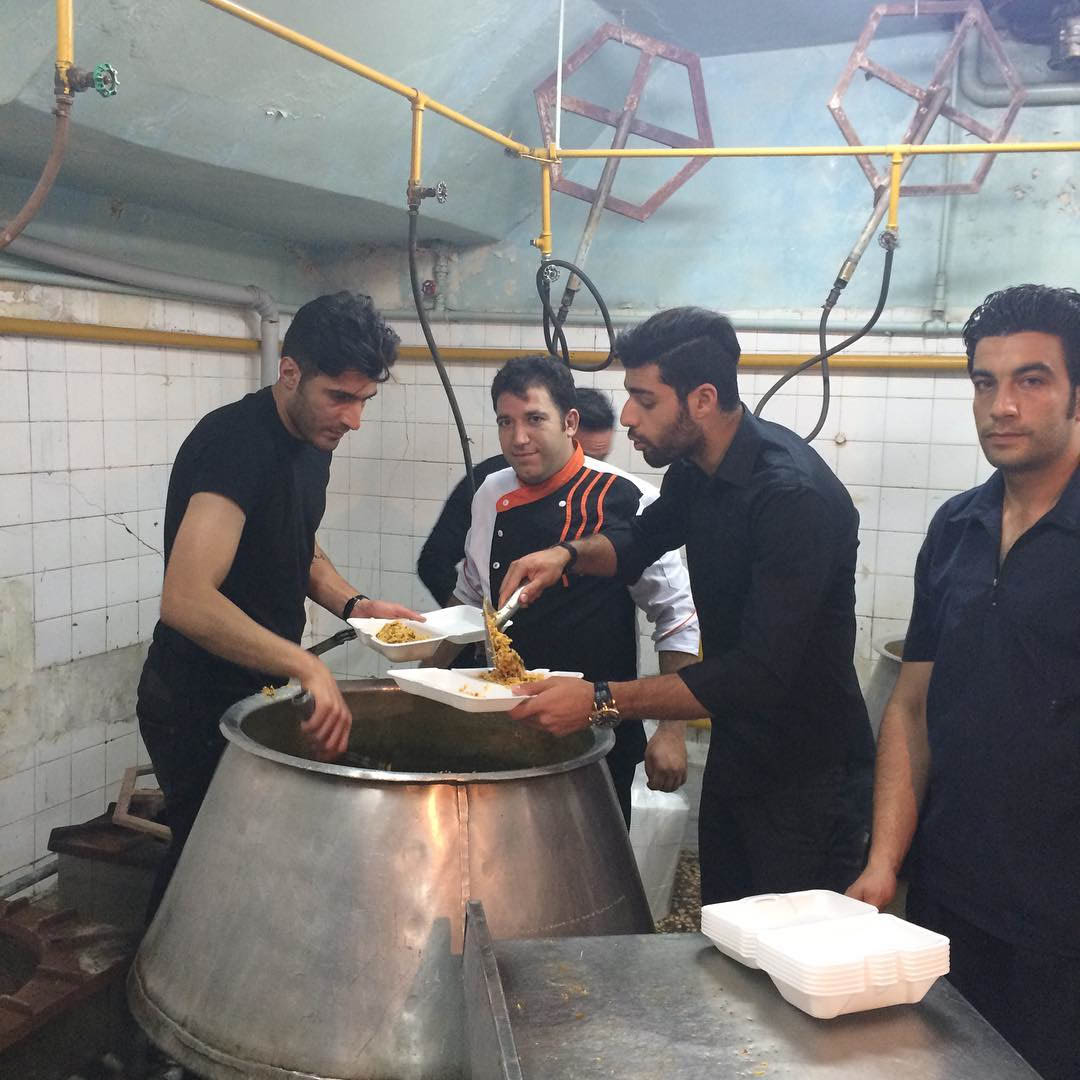 مهدی طارمی در مراسم شب احیاء +عکس