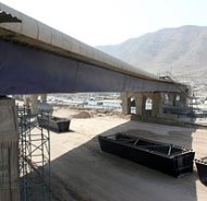 پیشرفت ساخت بزرگرراه شهید نجفی رستگاری