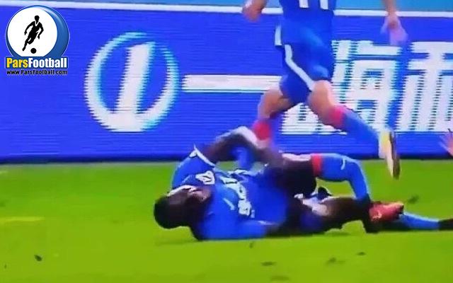 حادثه ناگوار در جریان بازی برای مهاجم اسبق چلسی +عکس حادثه ناگوار در جریان بازی برای مهاجم اسبق چلسی +عکس