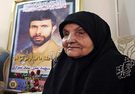 مادر شهید صیاد شیرازی آسمانی شد