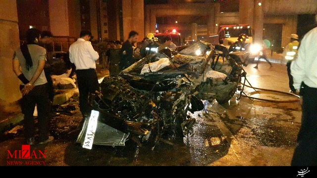 شهرداری در تصادف مرگبار اتوبان بابایی 50 درصد مقصر شناخته شد/ انجام تست الکل و مصرف روانگردان از سرنشینان خودرو