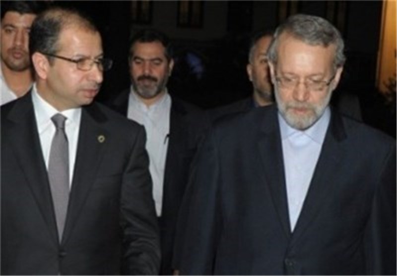 رئیس مجلس عراق با لاریجانی دیدار کرد