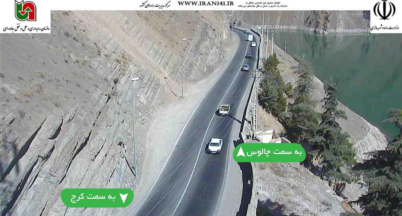 ترافیک سنگین در محور چالوس / میانگین سرعت 34 کیلومتر + عکس