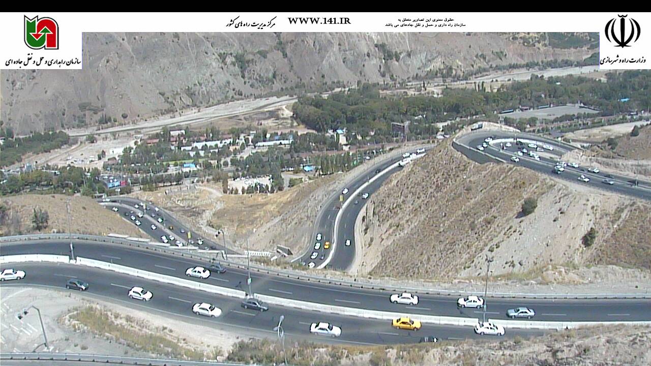 ترافیک نیمه سنگین در محور تهران-جاجرود+ عکس ترافیک نیمه سنگین در محور تهران-جاجرود+ عکس