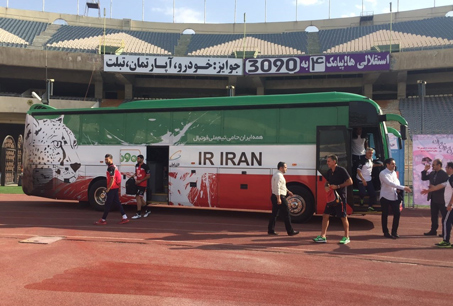 از اتوبوس تیم ملی رونمایی شد + عکس