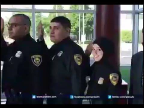 اولین پلیس محجبه آمریکا+عکس اولین پلیس محجبه آمریکا+عکس