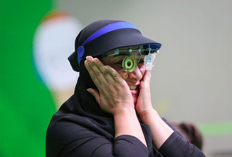 جوانمردی اولین طلایی کاروان منا شد جوانمردی اولین طلایی کاروان منا شد