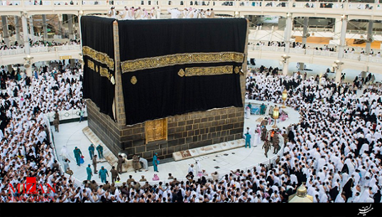 مراسم تعویض پرده کعبه + فیلم مراسم تعویض پرده کعبه + فیلم