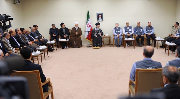 اعضای ستاد هشتمین سرشماری نفوس و مسکن، با رهبر انقلاب اسلامی دیدار کردند