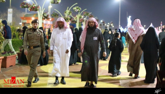 حمله پلیس عربستان به دختر جوان در بازار + فیلم