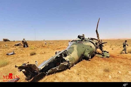 سقوط یک بالگرد نظامی در لیبی