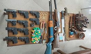 کشف سلاح و مهمات در حوزه قضایی مهربان