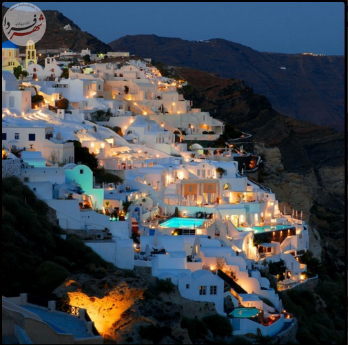 منظره بی نظیر شهرک ساحلی اویا در یونان+عکس