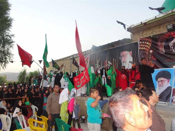برگزاری مراسم پرچم سرخ حسینی ،اولین اثرمعنوی ثبت شده در داراب