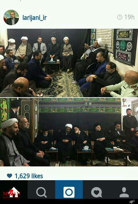 عکس/لاریجانی در مراسم عزاداری سید و سالار شهیدان عکس/لاریجانی در مراسم عزاداری سید و سالار شهیدان