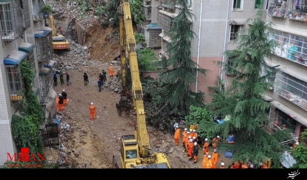 ریزش مرگبار چند ساختمان در چین 20 قربانی گرفت