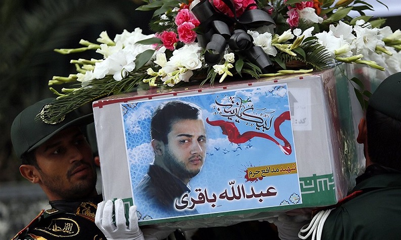 یادآوری جمله معروف رهبر انقلاب توسط شهید عبدالله باقری در سوریه یادآوری جمله معروف رهبر انقلاب توسط شهید عبدالله باقری در سوریه