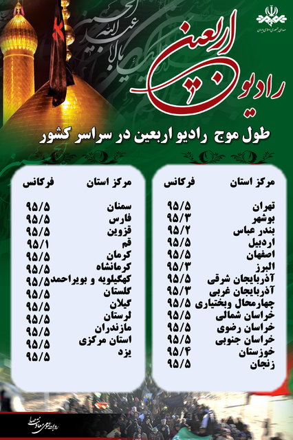 چگونه رادیو اربعین را دریافت کنیم
