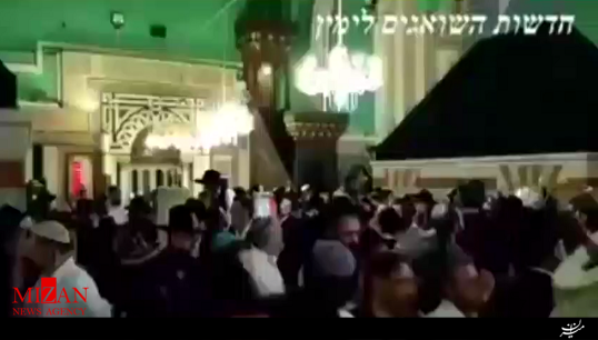 حرمت‌شکنی صهیونیست‌ها کنار مرقد ابراهیم‌خلیل‌‌الله با رقص‌وموسیقی  + فیلم