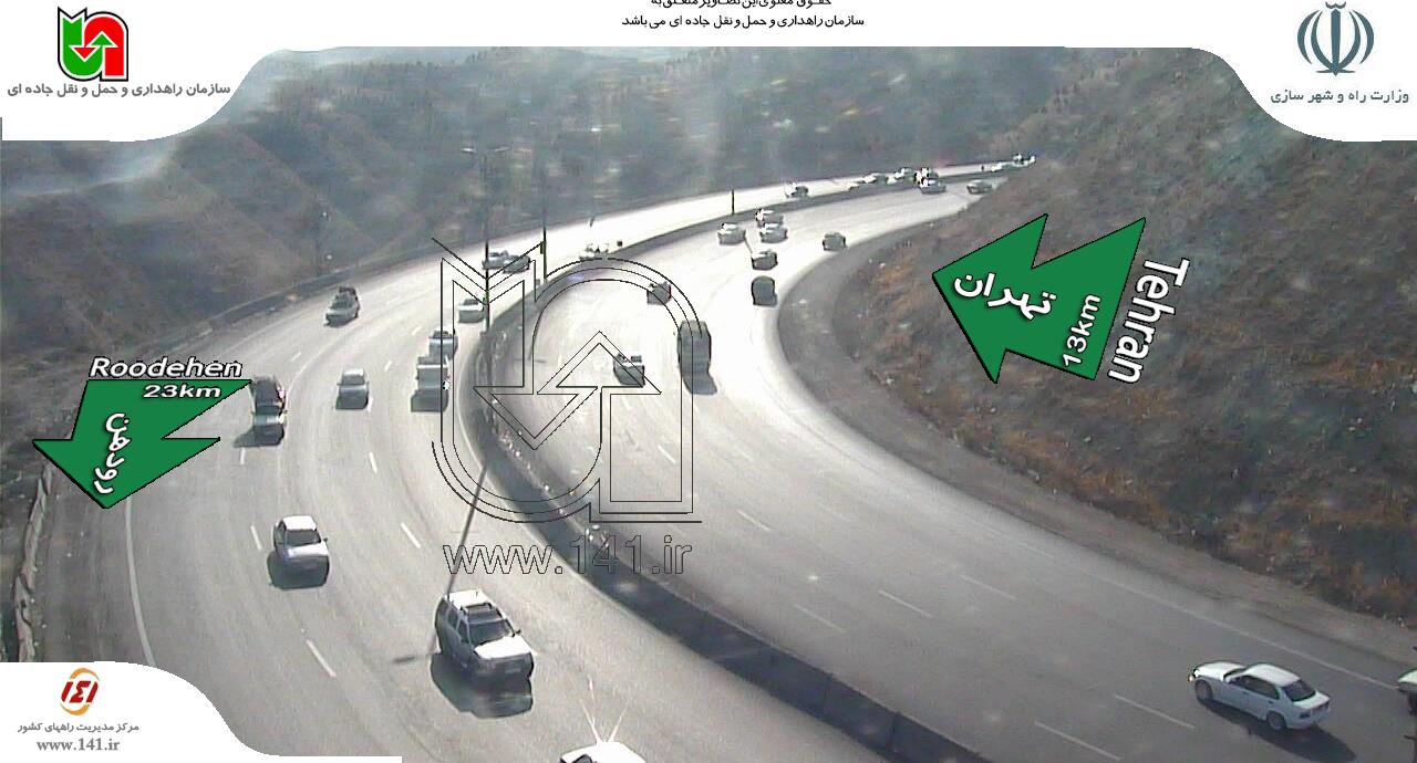 رانندگی در جاده ای بدون ترافیک+عکس