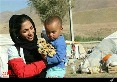 کار زیبای دختر دونده ایران برای مستمندان+عکس کار زیبای دختر دونده ایران برای مستمندان+عکس