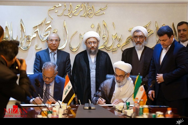تفاهم نامه همکاری میان دادستان کل دو کشور ایران و عراق امضا شد + عکس تفاهم نامه همکاری میان دادستان کل دو کشور ایران و عراق امضا شد + عکس