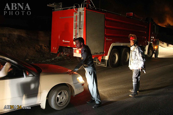 انفجار مهیب در انبار ذخایر گاز انفجار مهیب در انبار ذخایر گاز