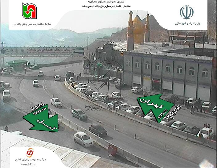 ترافیکی از جاده فیروزکوه گزارش نشد+تصاویر ترافیکی از جاده فیروزکوه گزارش نشد+تصاویر