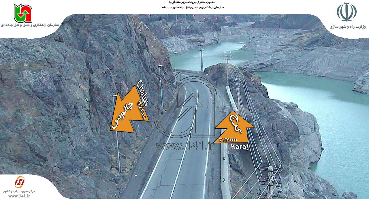 پنج‌شنبه خلوت در جاده چالوس+تصاویر