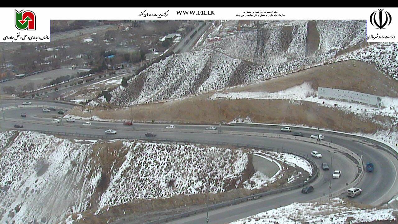 سرعت 90 کیلومتری خودروها در مسیر فیروزکوه+تصاویر