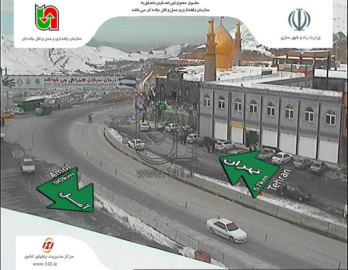 سرعت 90 کیلومتری خودروها در مسیر فیروزکوه+تصاویر