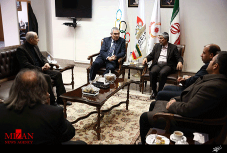 دیدار رئيس فدراسيون جهانی تير و كمان با رئيس كميته ملی المپيک