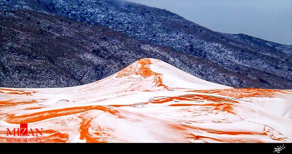 تصاویری جالب از برف در کویر الجزیره پس از ۳۷ سال! تصاویری جالب از برف در کویر الجزیره پس از ۳۷ سال!