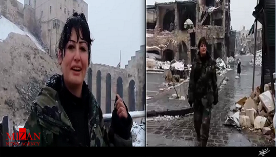 دختر سوری که 6 ماه محافظ قلعه حلب بود + فیلم دختر سوری که 6 ماه محافظ قلعه حلب بود + فیلم