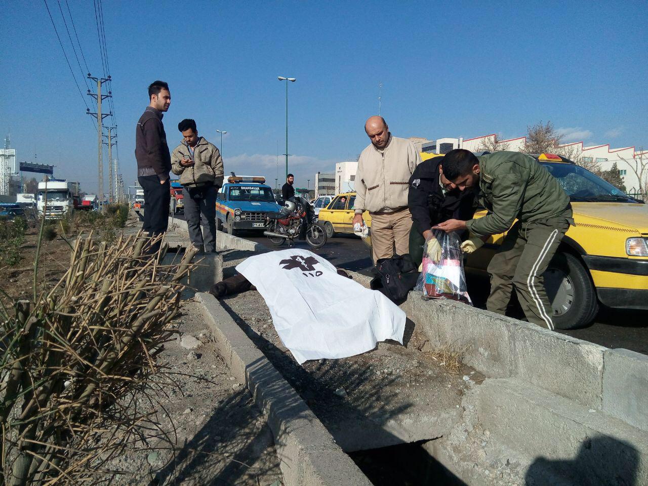 مرگ موتور سوار عجول در جاده مخصوص