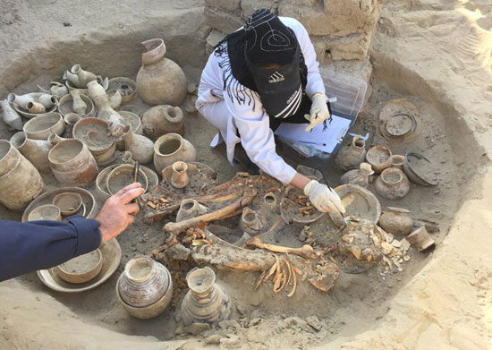 باستان‌شناسان ایرانی و چینی به شهرسوخته رفتند