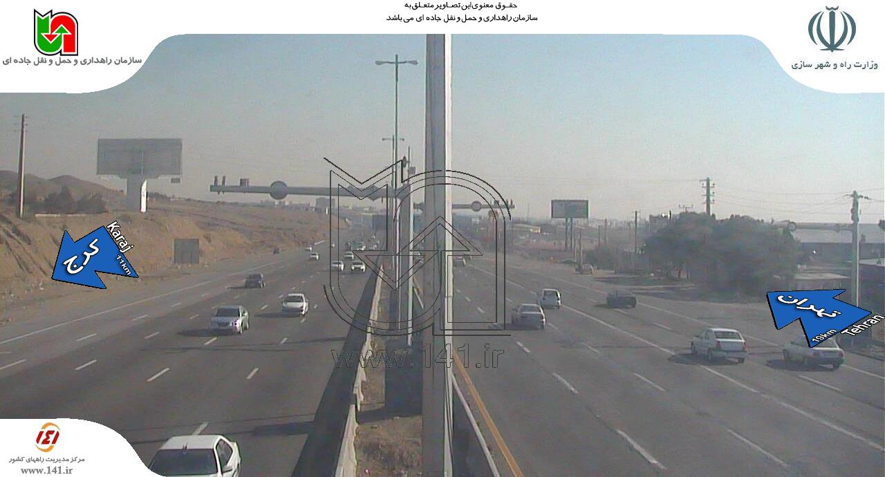 حرکت روان خودروها در راه بازگشت به تهران + تصاویر