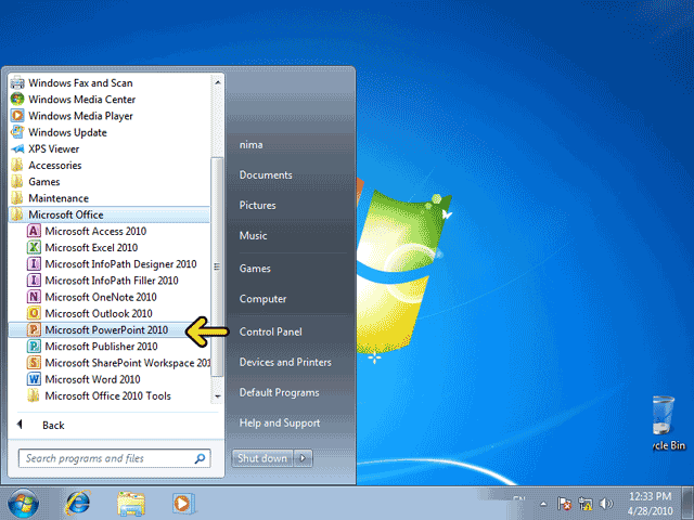 آموزش powerpoint 2010/ مقدماتی/بخش اول آموزش powerpoint 2010/ مقدماتی/بخش اول
