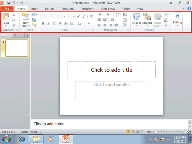 آموزش powerpoint 2010/ مقدماتی/بخش اول آموزش powerpoint 2010/ مقدماتی/بخش اول