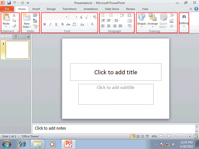 آموزش powerpoint 2010/ مقدماتی/بخش اول آموزش powerpoint 2010/ مقدماتی/بخش اول