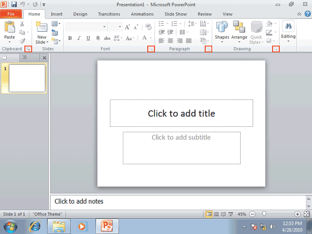 آموزش powerpoint 2010/ مقدماتی/بخش اول آموزش powerpoint 2010/ مقدماتی/بخش اول