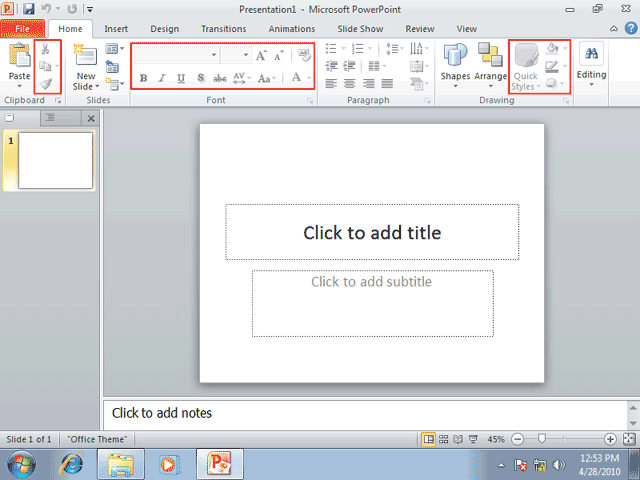 آموزش powerpoint 2010/ مقدماتی/بخش اول آموزش powerpoint 2010/ مقدماتی/بخش اول