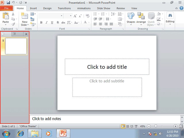 آموزش powerpoint 2010/ مقدماتی/بخش اول آموزش powerpoint 2010/ مقدماتی/بخش اول