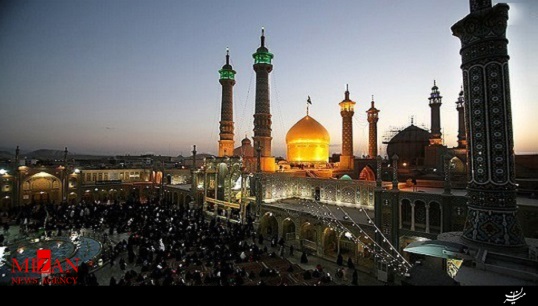 تواشیح و همخوانی زیارتنامه حضرت معصومه (س) + فیلم