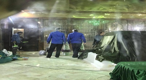 آماده کردن محل دفن آیت الله هاشمی رفسنجانی آماده کردن محل دفن آیت الله هاشمی رفسنجانی